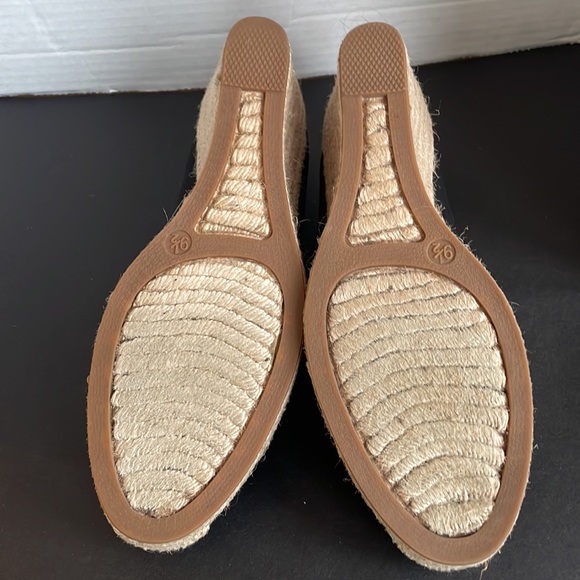 J.Crew Seville Espadrilles wedges in Canvas black size 9.5 - Picture 7 of 10